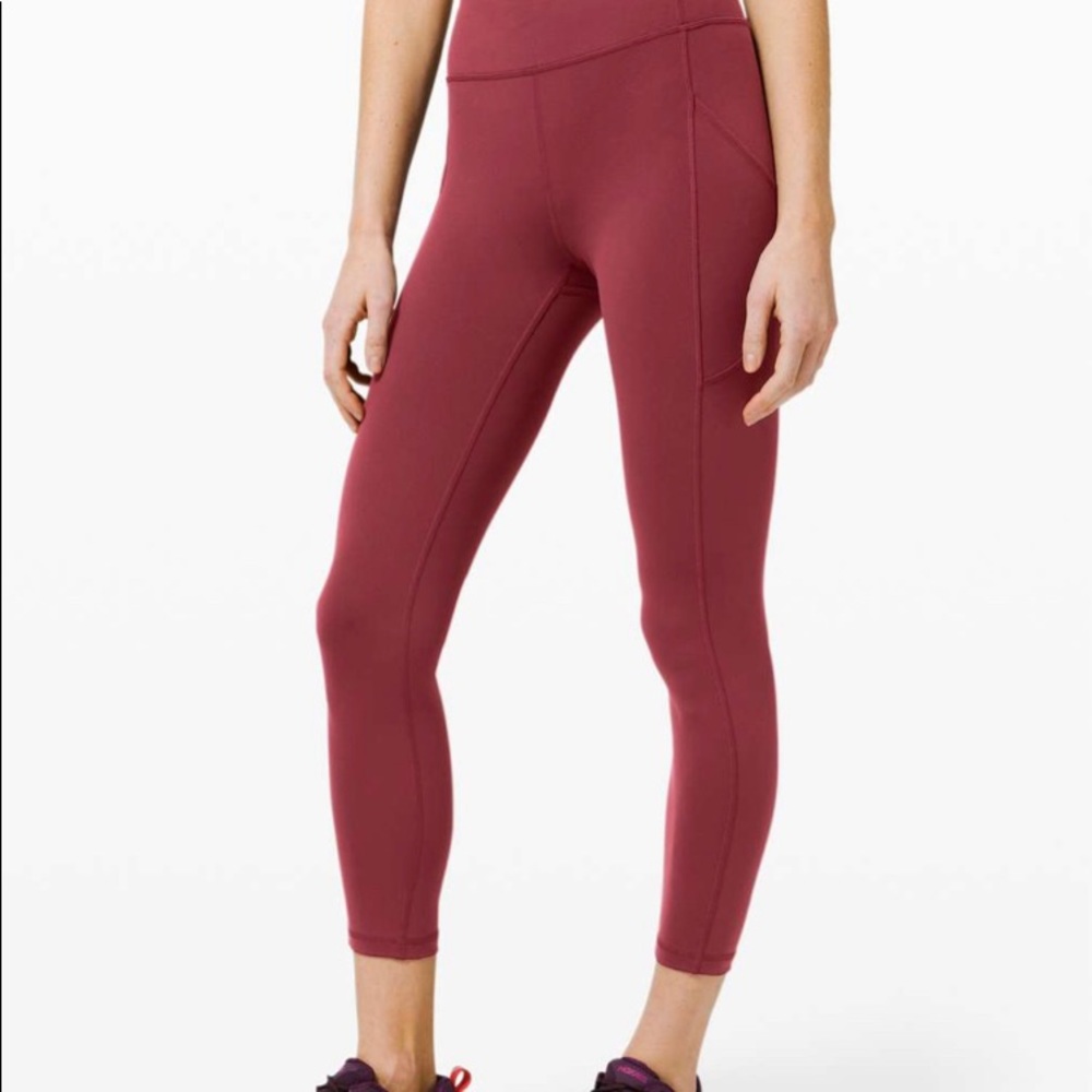 Lululemon Invigorate Tight 25” in Chianti